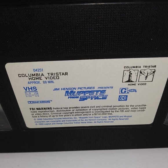 Muppets from Space VHS Jim Henson Pictures 1999 Kermit Miss Piggy - Picture 11 of 11
